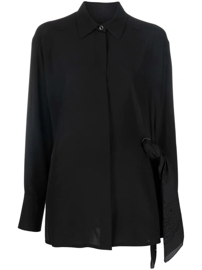 Givenchy 围巾细节衬衫 In Black
