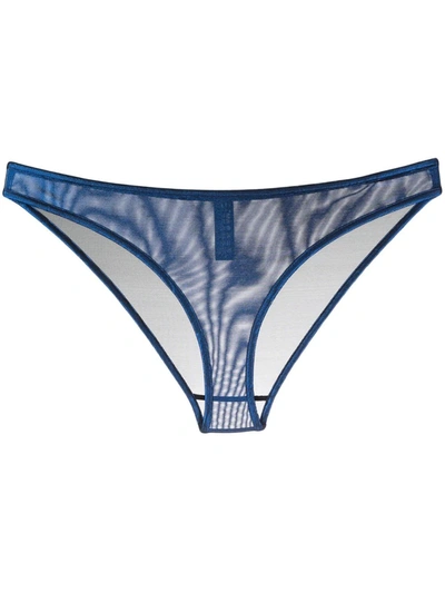 Maison Close Blue Angel Tulle Briefs