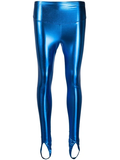 Maison Close Blue Angel Metallic Leggings