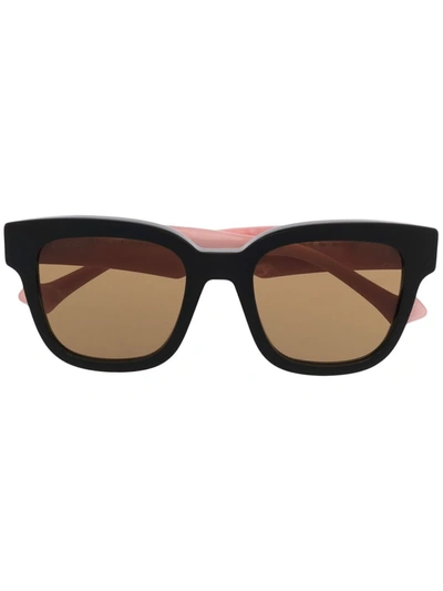 Gucci Square-frame Sunglasses In Pink