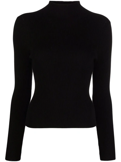 Wandering Cut-out Detail Jumper In Nero