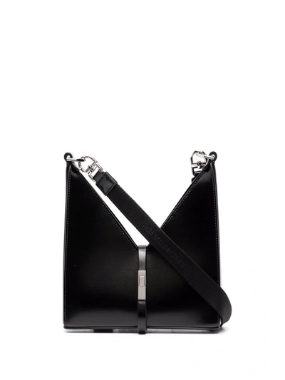 Givenchy Black Leather Messenger Bag