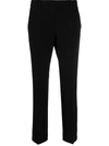 Alberto Biani Stripe Detail Tailored Trousers In Black