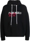 PALM ANGELS STARS LOGO-EMBROIDERED HOODIE