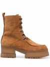 CLERGERIE WALT RIDGED SUEDE BOOTS