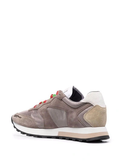 Off-white Panelled Low-top Sneakers In Grey