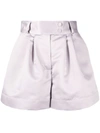 STYLAND HIGH-WAISTED PLEATED SHORTS