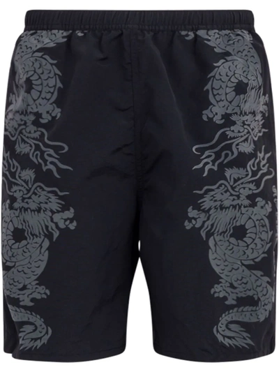 Supreme Dragon Water Shorts In Black