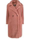 UGG FAUX-SHEARLING DOUBLE-BREASTED COAT