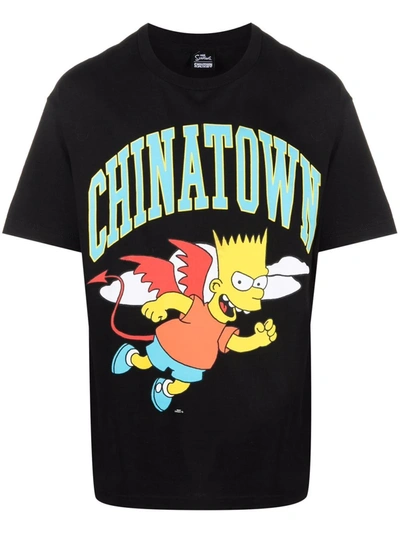 Ma®ket X The Simpsons Chinatown T-shirt In Black