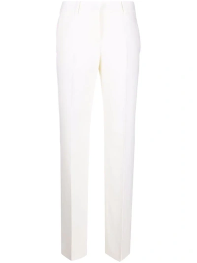 Ermanno Scervino Straight-leg Tailored Trousers In White