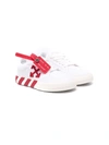 OFF-WHITE LOW-TOP VULCANIZED SNEAKERS
