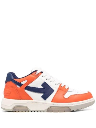 Off-white White & Orange Out Of Office Sneakers