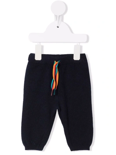 Paul Smith Junior Babies' Polo Pony Drawstring Track Trousers In Blue