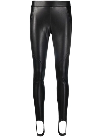 Ermanno Scervino Skinny-cut Faux Leather Trousers In Black