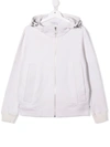 Paolo Pecora Drawstring-hooded Jacket In White