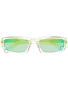 Jacquemus Women's Les Altù Square-frame Acetate Sunglasses In Green