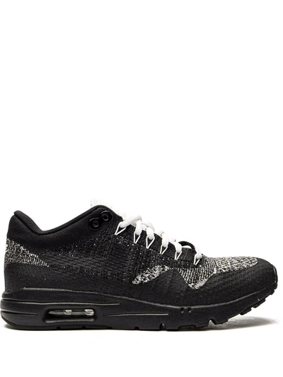 Nike Air Max 1 Ultra Flyknit Sneakers In Black