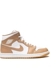 JORDAN AIR JORDAN 1 MID "TAN/GUM" trainers