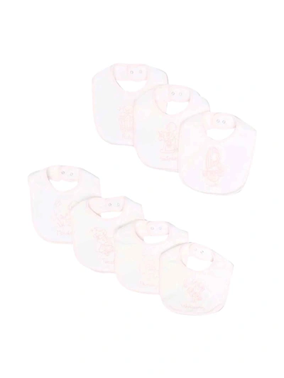 Fendi Kids' Bibs Set In Rosa