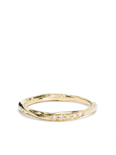 Wouters & Hendrix Gold 18kt Yellow Gold Diamond Band