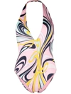 Pucci Swimsuit - Sustainable Light Lycra In Rosa