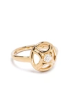 LOYAL.E PARIS 18KT RECYCLED YELLOW GOLD PERPÉTUEL.LE DIAMOND RING