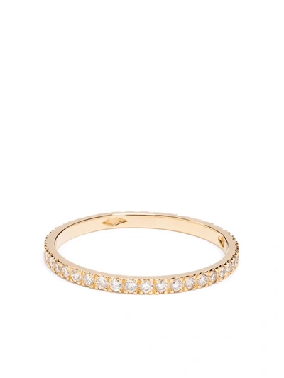 Loyal.e Paris 18kt Recycled Yellow Gold Union Diamond Pavé Ring