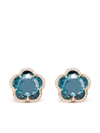 Pasquale Bruni 18kt Rose Gold Bon Ton Topaz And Diamond Earrings In Rosa