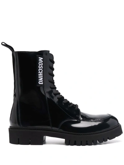 Moschino Ankle-length Boots In Black