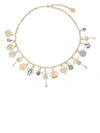 Dolce & Gabbana D.d. Necklace In Yellow 18kt Gold  With Antique Ceramic Miniatures In Gold