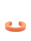 Uncommon Matters Aperture Geometric Bangle In Orange