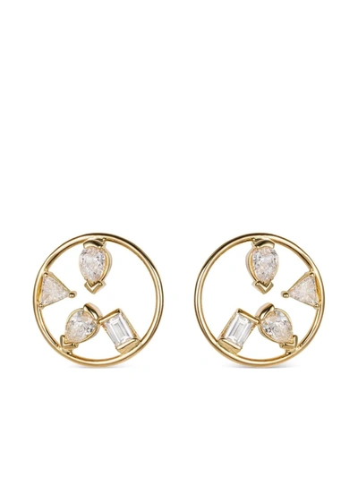 Gfg Jewellery 18kt Yellow Gold Project 2020 Diamond Earrings