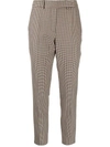 PAULE KA HOUNDSTOOTH-CHECK TAILORED TROUSERS