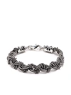 Emanuele Bicocchi Braided Knot Large Bracelet In Silber