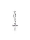 Emanuele Bicocchi Fleury Cross Charm Single Earring In Silber