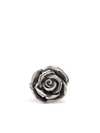 Emanuele Bicocchi Silver Rose Single Stud Earring In Silber