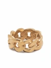 MAISON MARGIELA CHAIN GOLD-PLATED STERLING SILVER RING