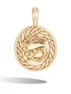 John Hardy Men's 18k Yellow Gold Legends Naga Dragon Medallion Pendant In Gold