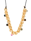 PANCONESI BEAD-DETAIL CHAIN-LINK NECKLACE