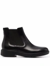 Geox Spherica Model Ec1 Leather Ankle Boots In Schwarz