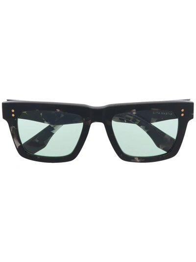 Dita Eyewear Mastix Tortoiseshell-effect Sunglasses In Schwarz
