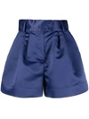 STYLAND HIGH-WAISTED PLEATED SHORTS