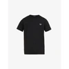 Fred Perry Ringer Logo-embroidered Cotton-jersey T-shirt In Black