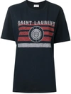 SAINT LAURENT LOGO印花T恤