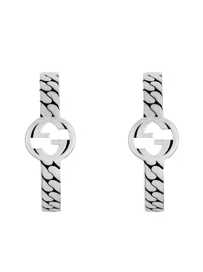 Gucci Interlocking G Hoop Earrings In Undefined