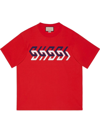 Gucci Graphic Logo-print T-shirt In Red