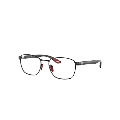 Ray Ban Rb6480m Scuderia Ferrari Collection Eyeglasses Black Frame Clear Lenses 54-18