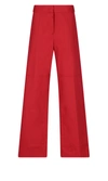 Raf Simons Wide-leg Tailored Trousers In Red