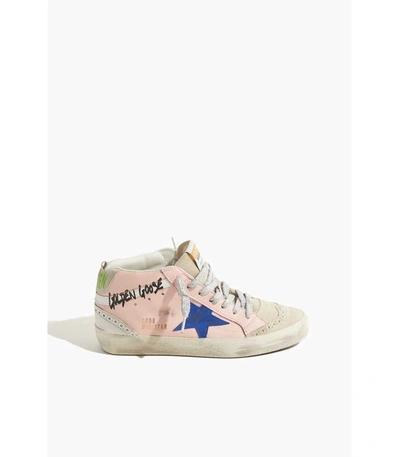 Golden Goose Shoes Midstar Sneaker In Pink/pearl/blue/white In